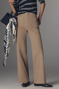 The Colette Full-Length Plaid Pants by Maeve