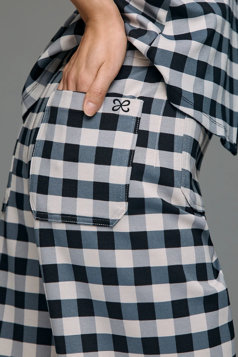 The Colette Knit Crop Printed Pants by Maeve