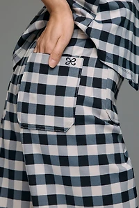 The Colette Knit Crop Printed Pants by Maeve