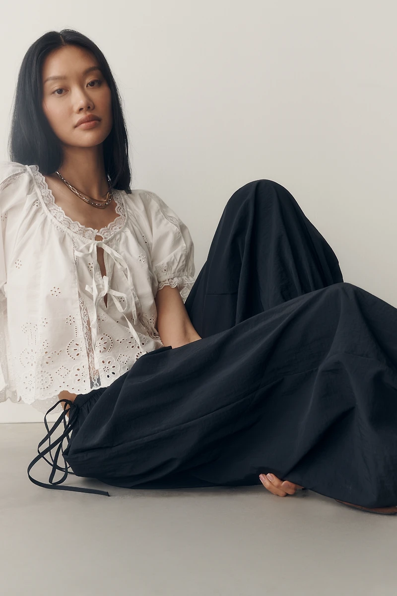 By Anthropologie Balloon Parachute Pants