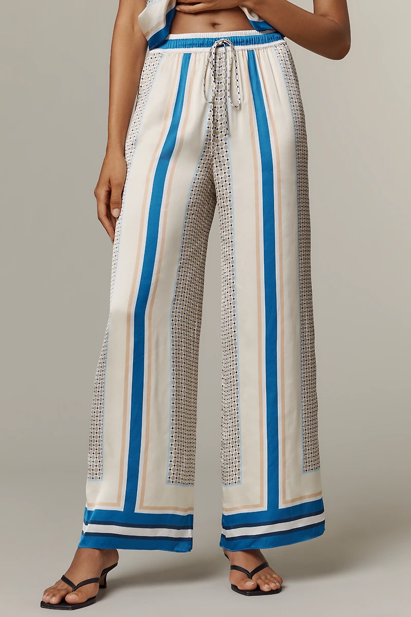 Shona Joy Meret Relaxed Satin Drawstring Pants