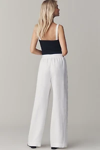 Shona Joy Birdie Linen Blend Scallop Pants