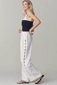 Shona Joy Birdie Linen Blend Scallop Pants