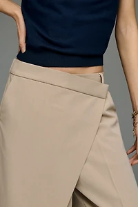 Whiteroom + Cactus Wrap-Front Trouser Pants