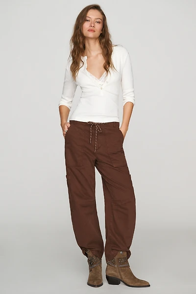 Pistola Sabrina 100% Cotton Curved Utility Pants