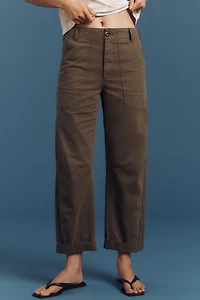Pistola Tori Cropped Bowed Utility Pants