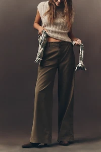 Pistola Jadyn Seamed Low-Slung Palazzo Pants