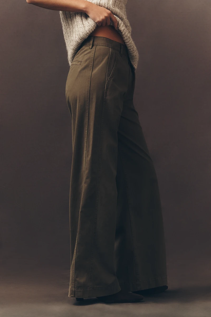 Pistola Jadyn Seamed Low-Slung Palazzo Pants