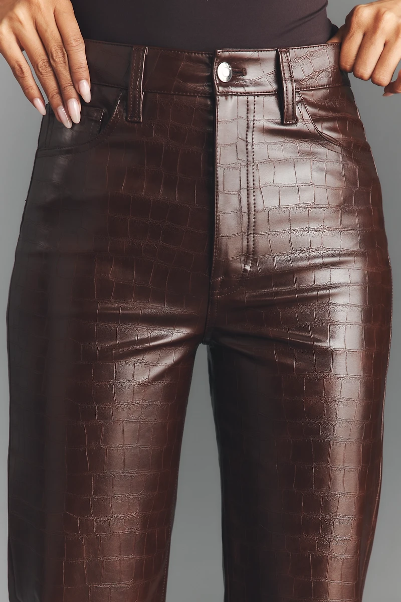 Pistola Cassie Super-High-Rise Faux-Leather Pants