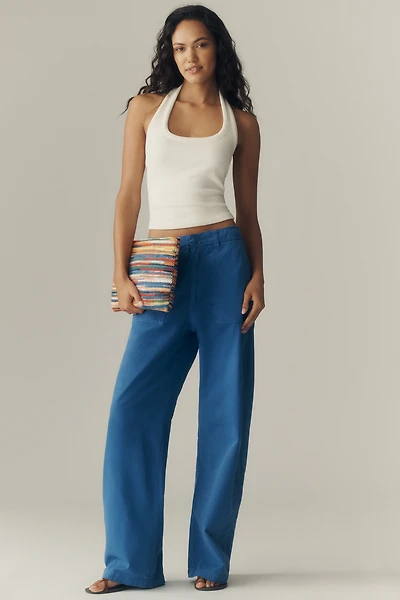 Pistola Wren Relaxed High-Rise Wide-Leg Cargo Pants