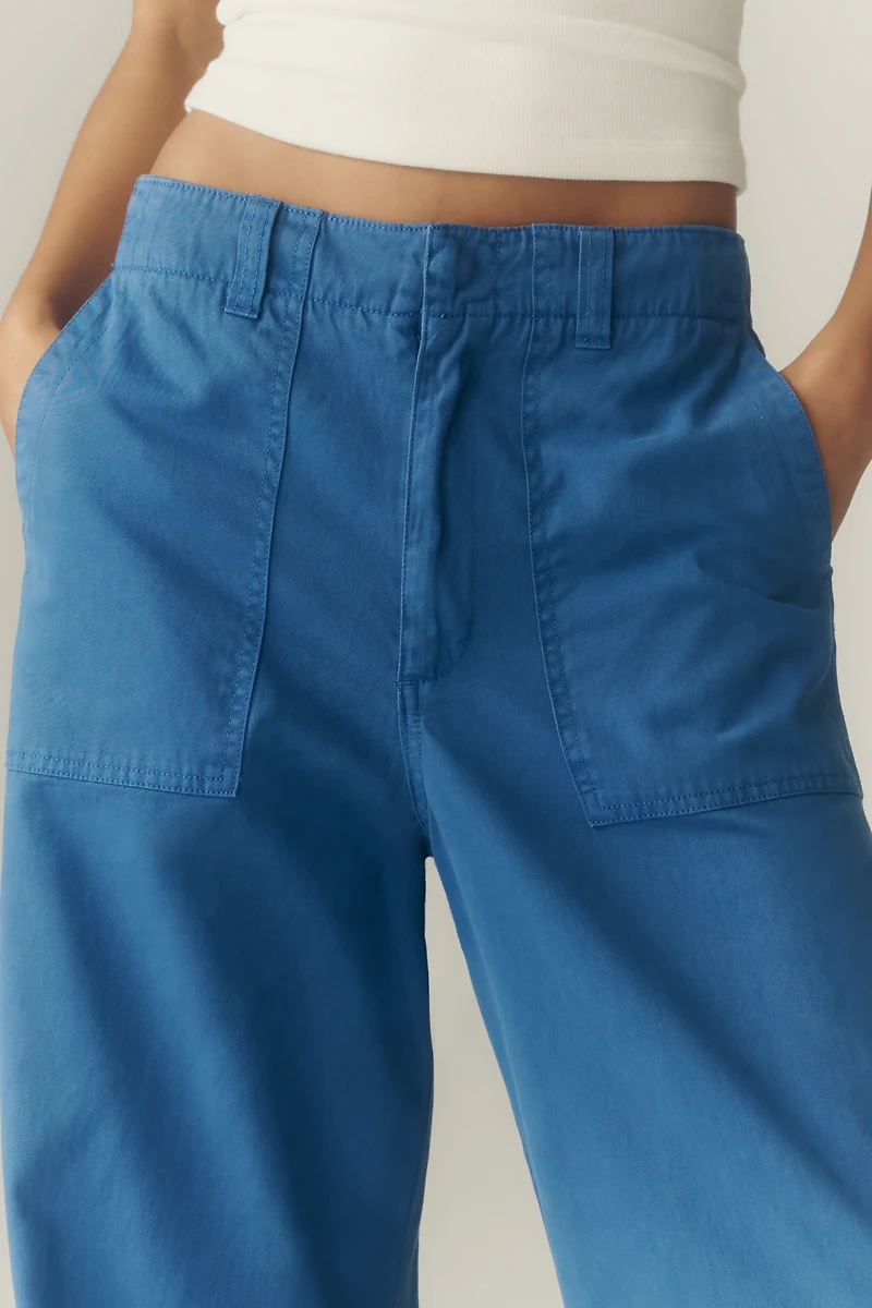 Pistola Wren Relaxed High-Rise Wide-Leg Cargo Pants