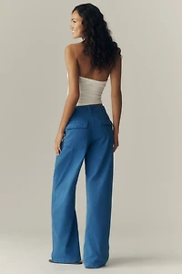 Pistola Wren Relaxed High-Rise Wide-Leg Cargo Pants