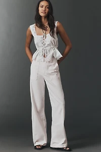 Pistola Wren Relaxed High-Rise Wide-Leg Cargo Pants
