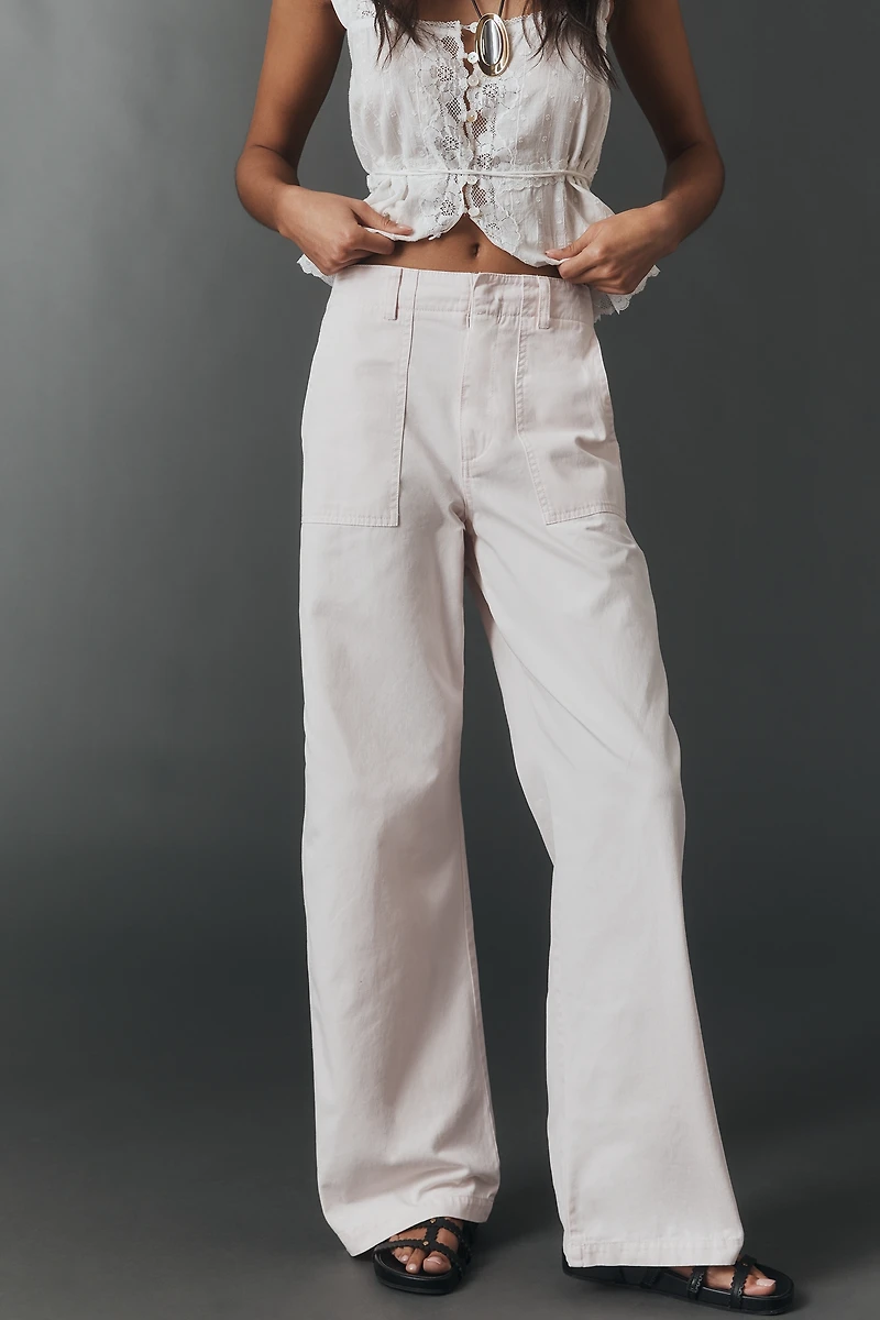 Pistola Wren Relaxed High-Rise Wide-Leg Cargo Pants