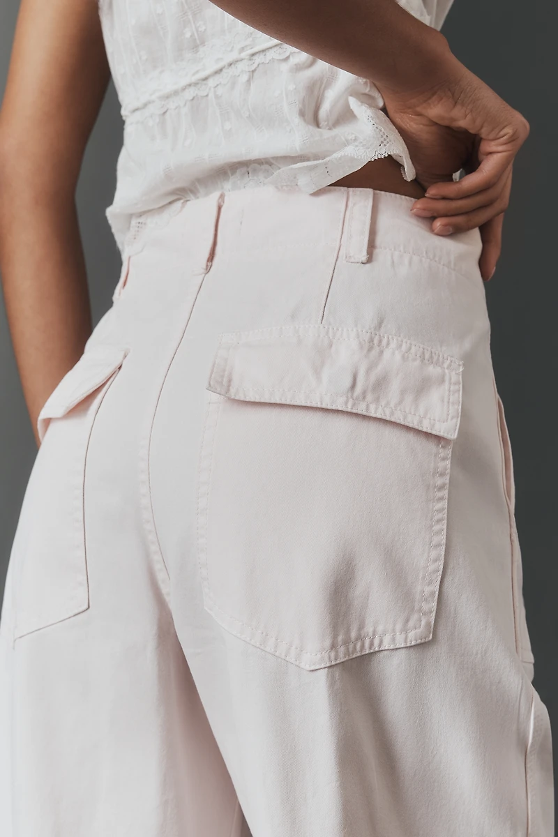Pistola Wren Relaxed High-Rise Wide-Leg Cargo Pants