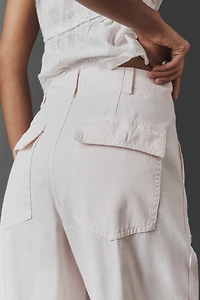 Pistola Wren Relaxed High-Rise Wide-Leg Cargo Pants