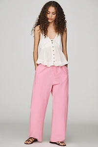 Pistola Theo Drawstring Poplin Pants
