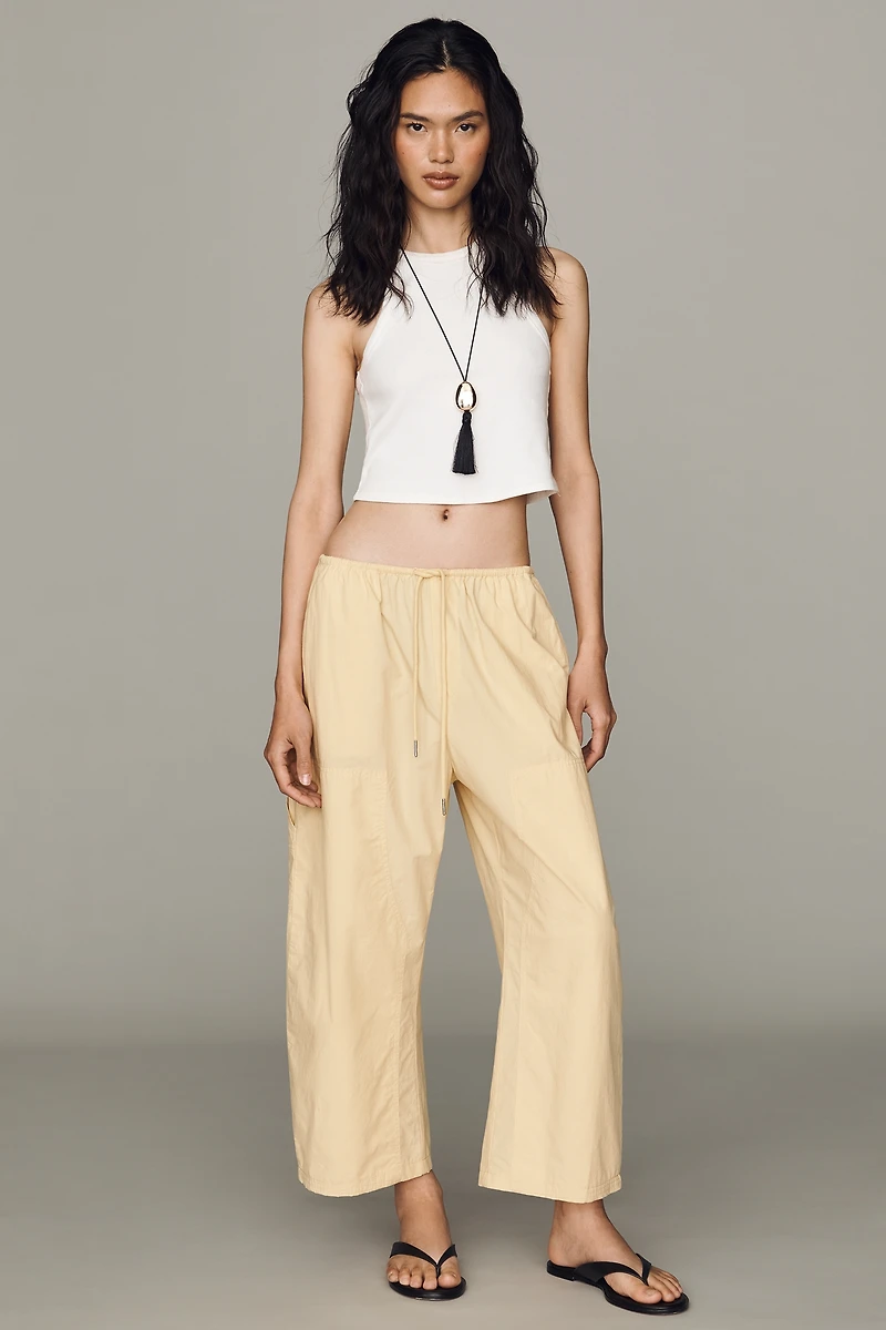 Pistola Theo Drawstring Poplin Pants