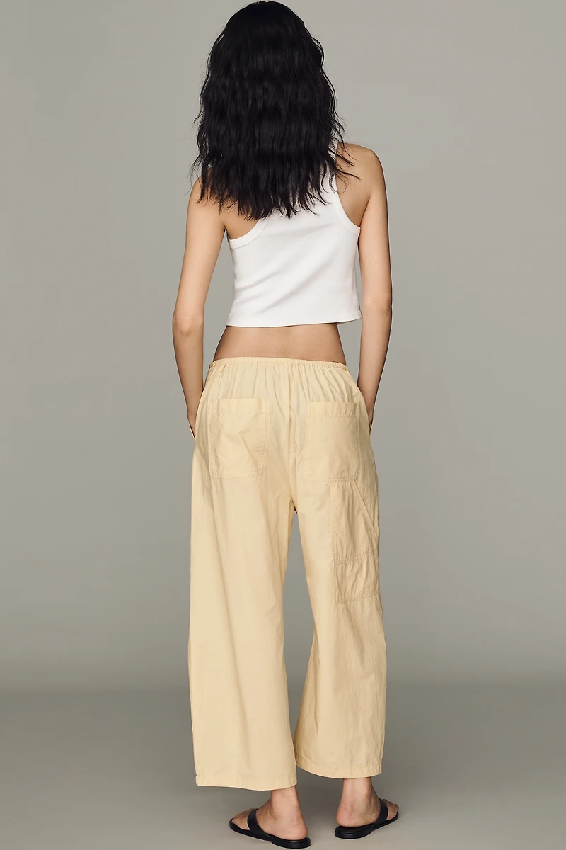 Pistola Theo Drawstring Poplin Pants