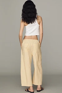 Pistola Theo Drawstring Poplin Pants