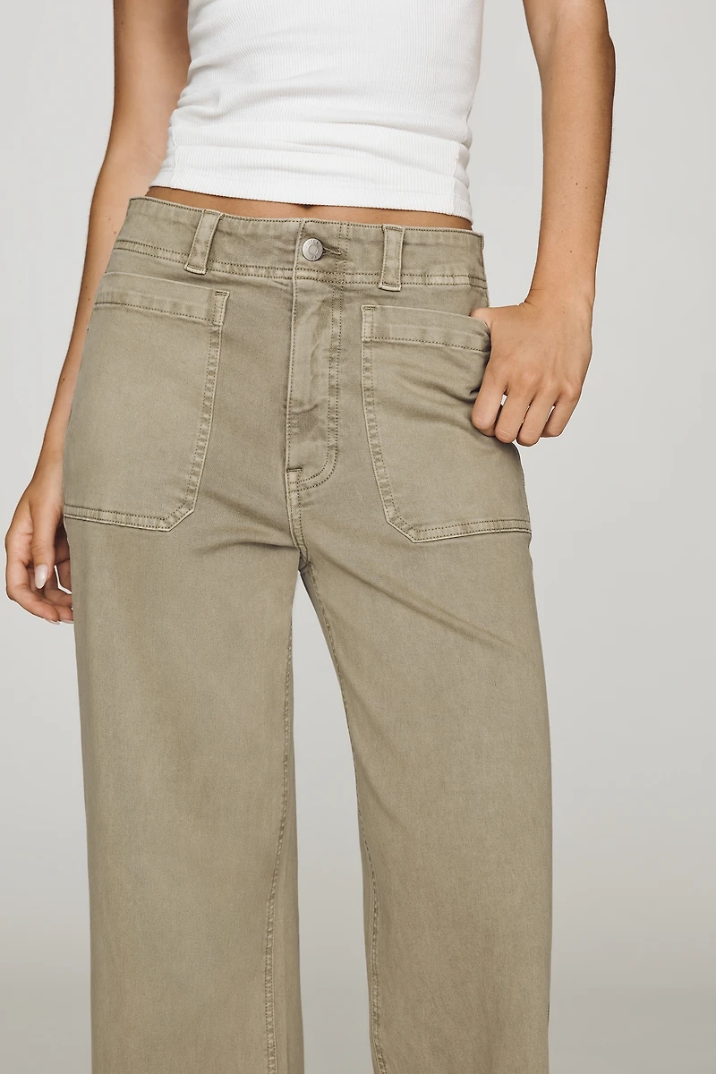 Pistola Zooey Patch Pockets Utility Pants