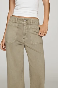 Pistola Zooey Patch Pockets Utility Pants
