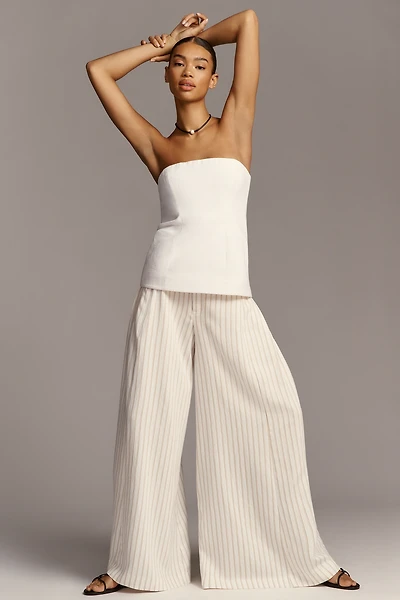 Maeve Draped A-Line Palazzo Pants