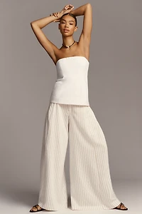 Maeve Draped A-Line Palazzo Pants