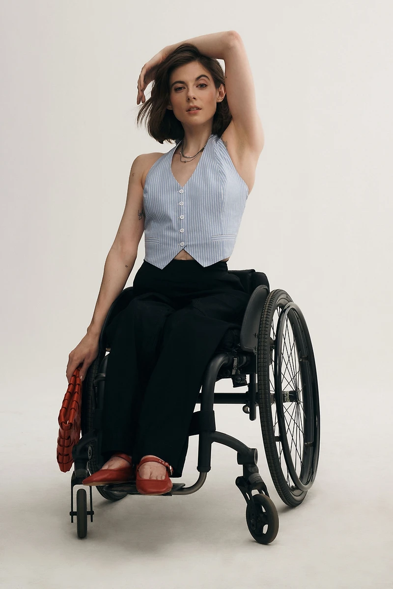 The Colette Crop Wide-Leg Pants by Maeve