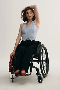 The Colette Crop Wide-Leg Pants by Maeve