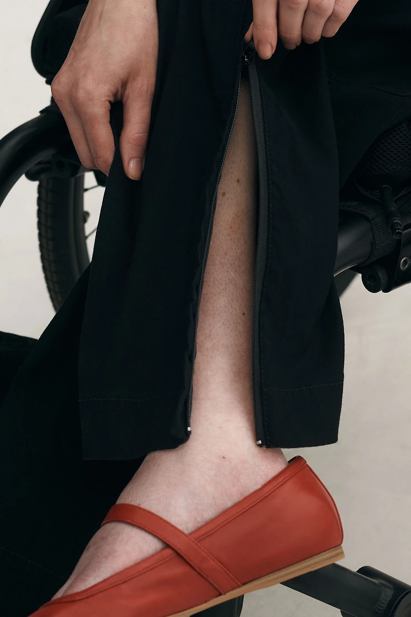 The Colette Crop Wide-Leg Pants by Maeve