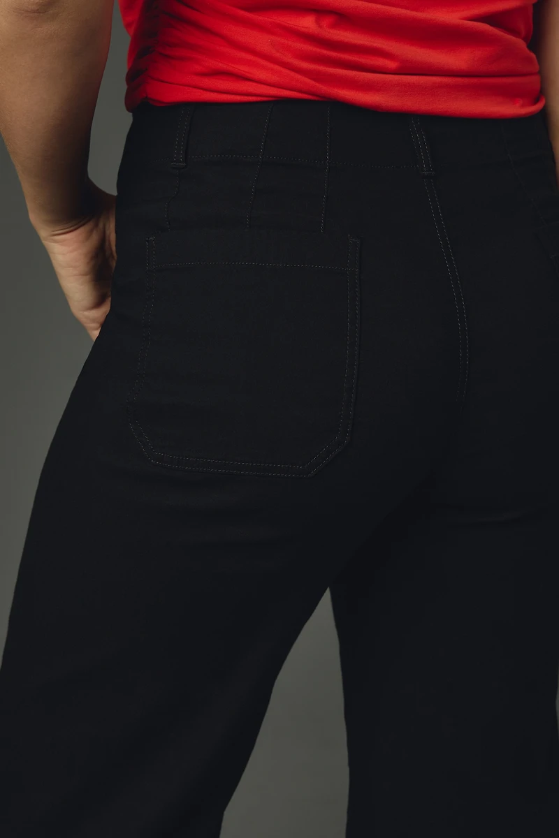 The Colette Crop Wide-Leg Pants by Maeve