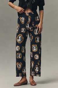 The Colette Ponte Crop Wide-Leg Pants by Maeve