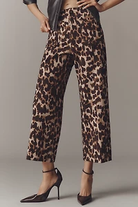 The Colette Ponte Crop Wide-Leg Pants by Maeve
