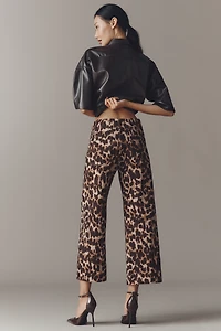 The Colette Ponte Crop Wide-Leg Pants by Maeve