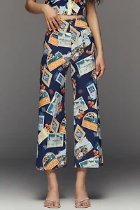 The Colette Magic Fabric Crop Wide-Leg Pants by Maeve