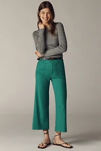 Colette European Linen Stretch Wide Leg Pants