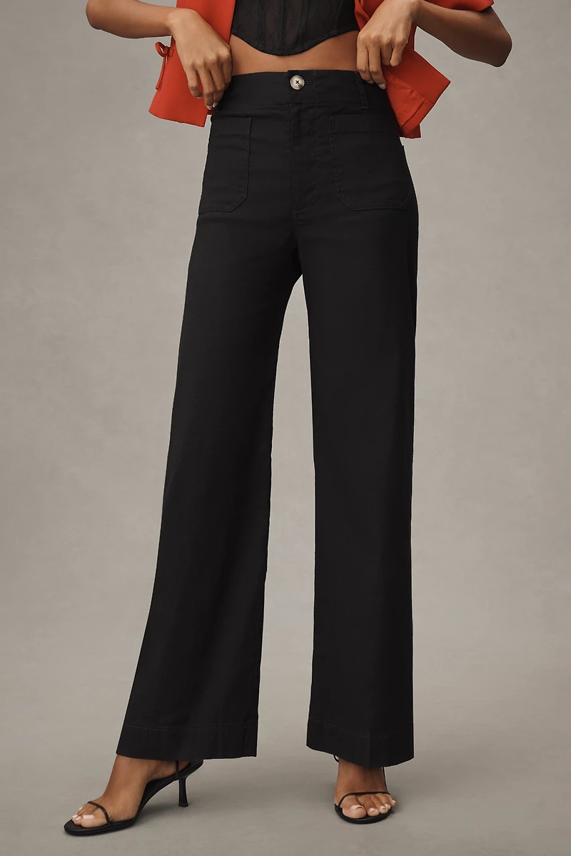 The Colette Full-Length Wide-Leg Pants by Maeve