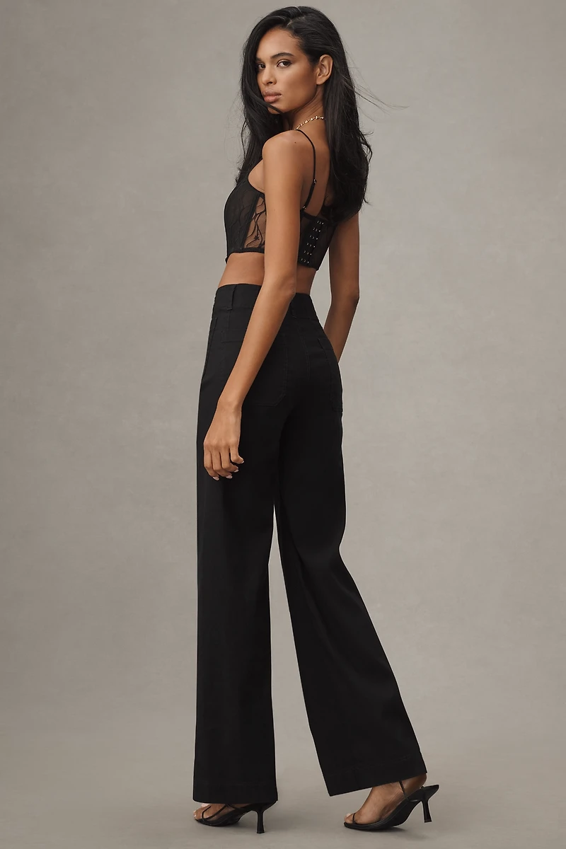 The Colette Full-Length Wide-Leg Pants by Maeve