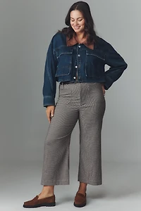 The @merricksart Colette Crop Houndstooth Pants by Maeve