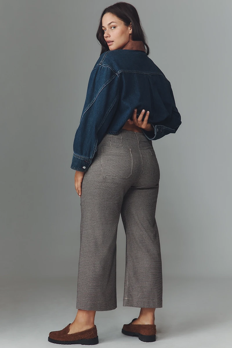 The @merricksart Colette Crop Houndstooth Pants by Maeve