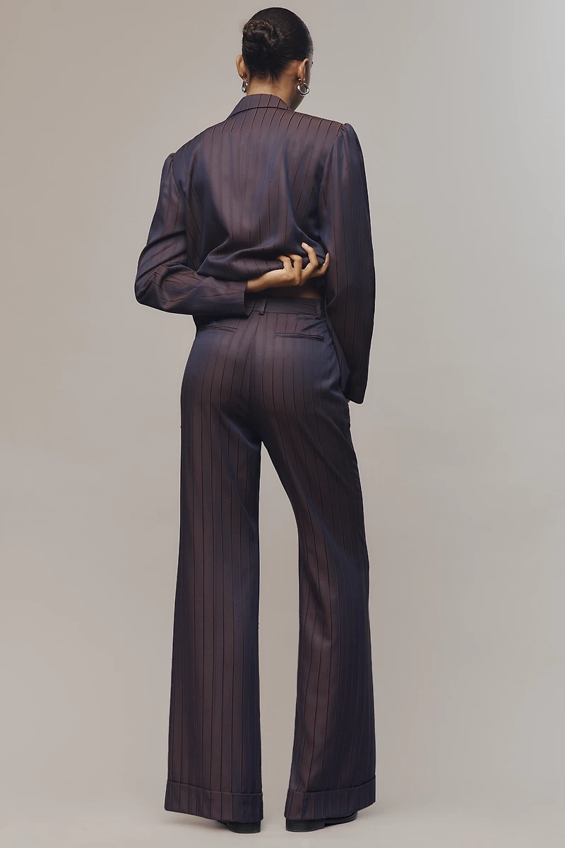 Maeve Cocktail Hour Stripe Suiting Pants