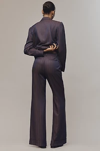 Maeve Cocktail Hour Stripe Suiting Pants