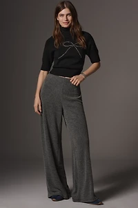 By Anthropologie Full-Length High-Rise Knit Pants