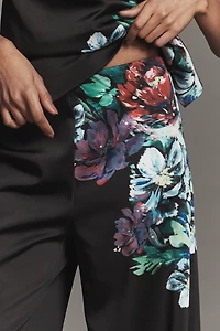 By Anthropologie Floral Trousers