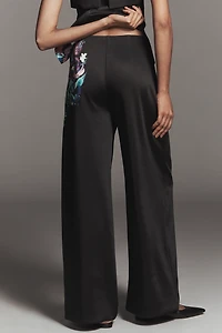 By Anthropologie Floral Trousers