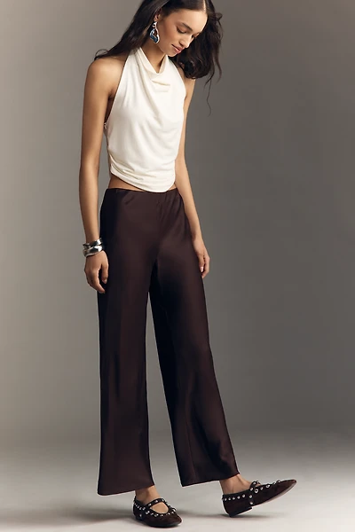 Tilda Pull-On Wide-Leg Pants