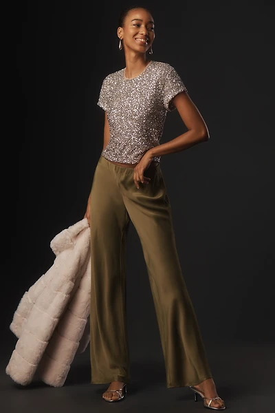 Tilda Pull-On Wide-Leg Pants