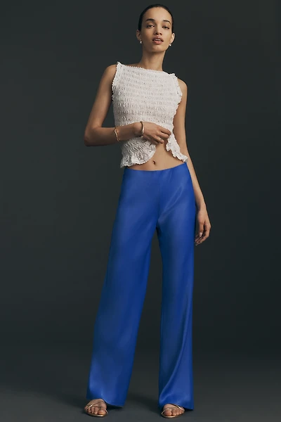 Tilda Pull-On Wide-Leg Pants