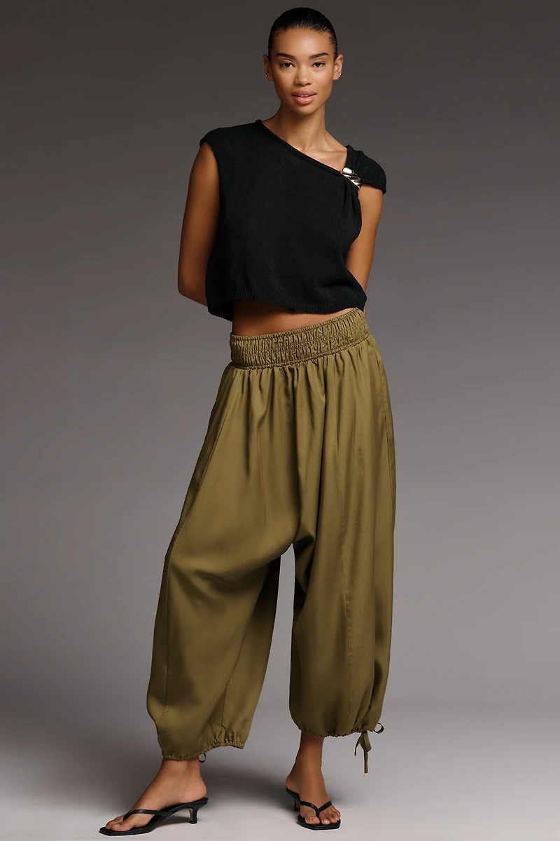 By Anthropologie Draped Harem Pants